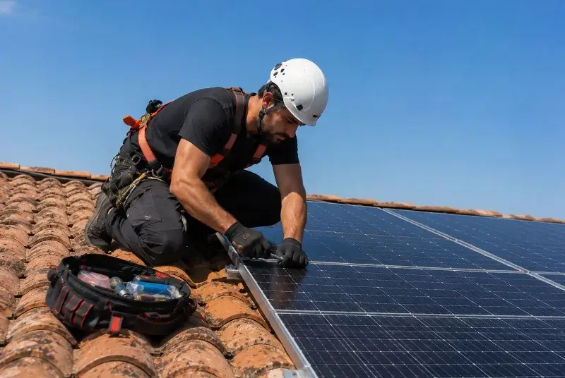 Maintenance et monitoring de panneaux solaires à Saint-Clément-des-Baleines